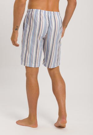 CANVAS STRIPE kurze Pyjama-Hose