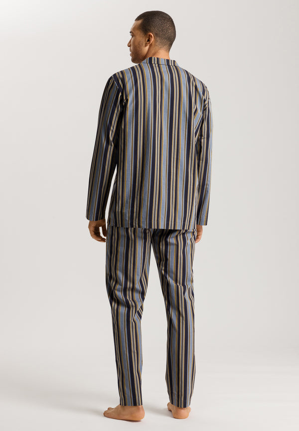 OCEAN STRIPES Stoff-Pyjama