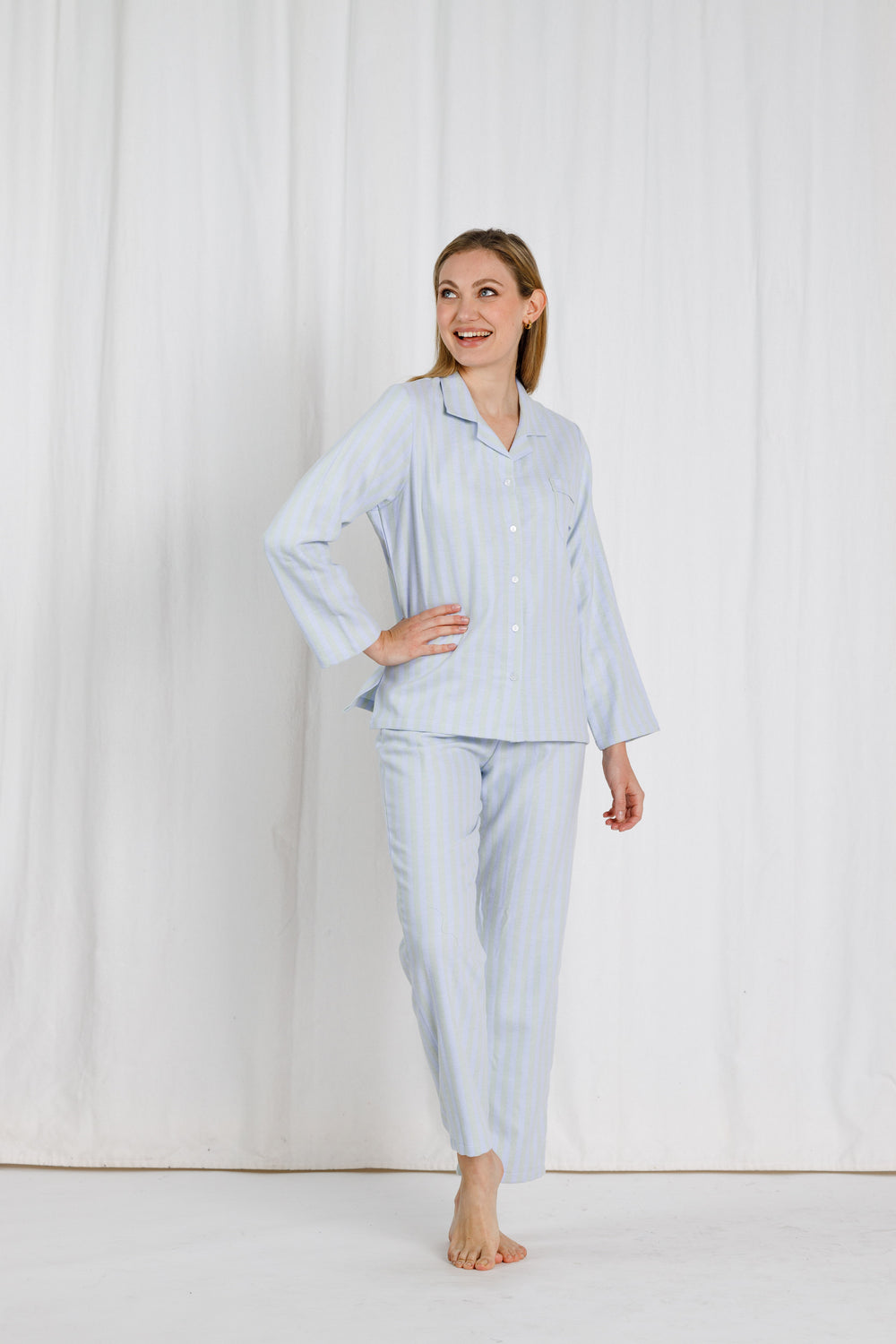 LINDE Flanell-Pyjama