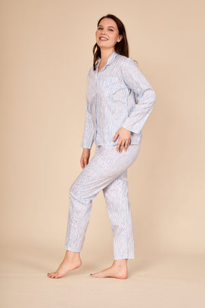 PASTELBLAU leichter Pyjama