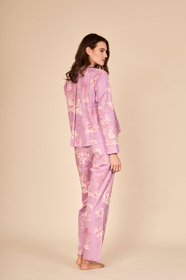 TOILE Pyjama mit Kragen