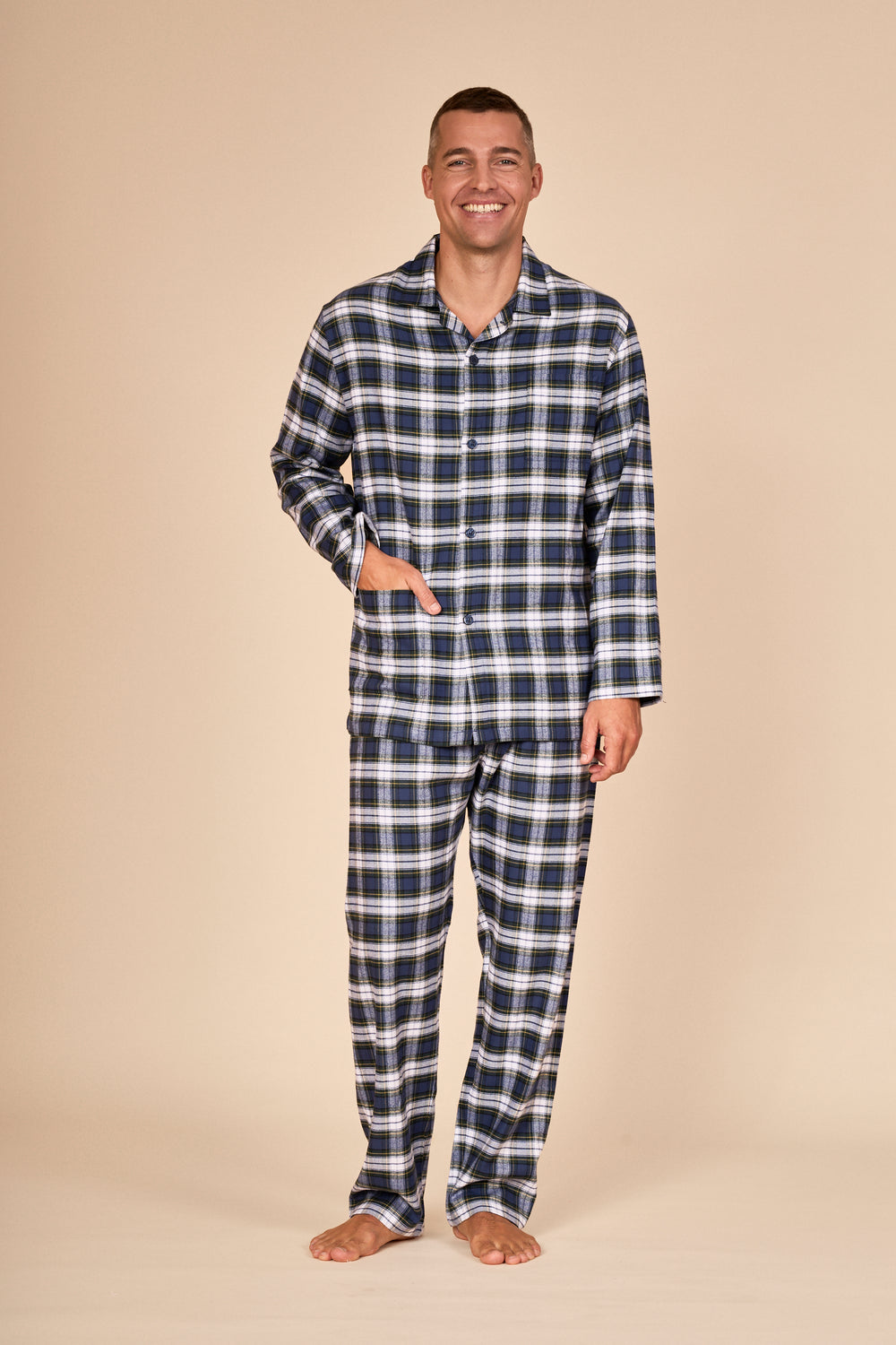 SCOTT Flanell-Pyjama