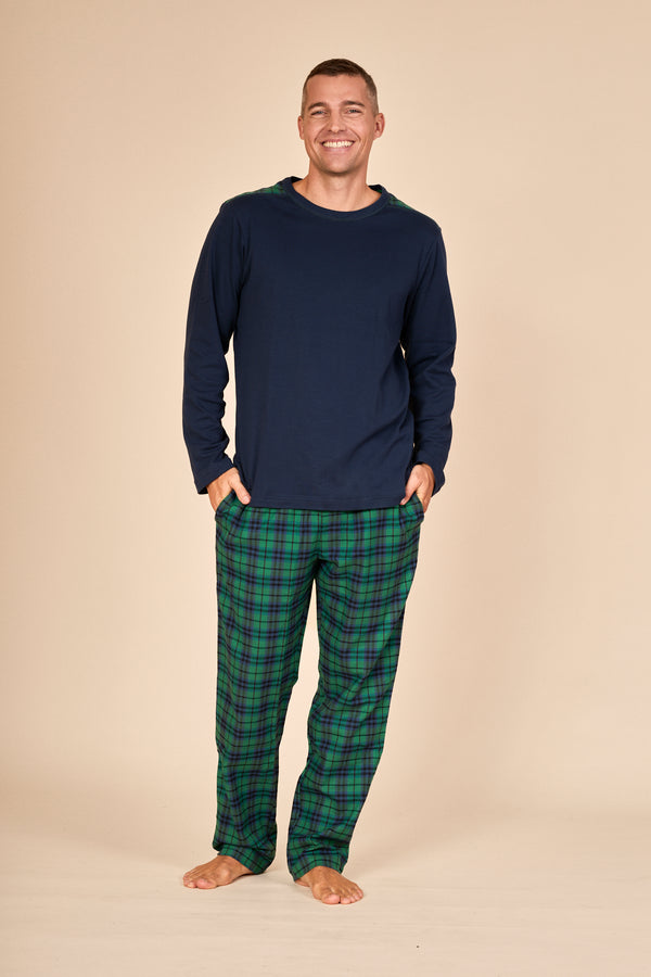 SIEBZIGER Pyjama mit Flanellhose