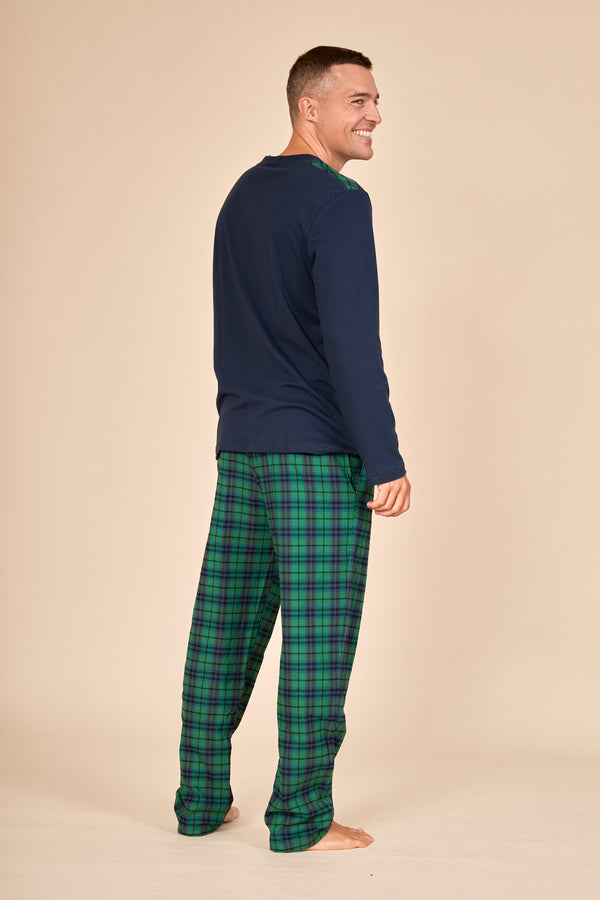 SIEBZIGER Pyjama mit Flanellhose