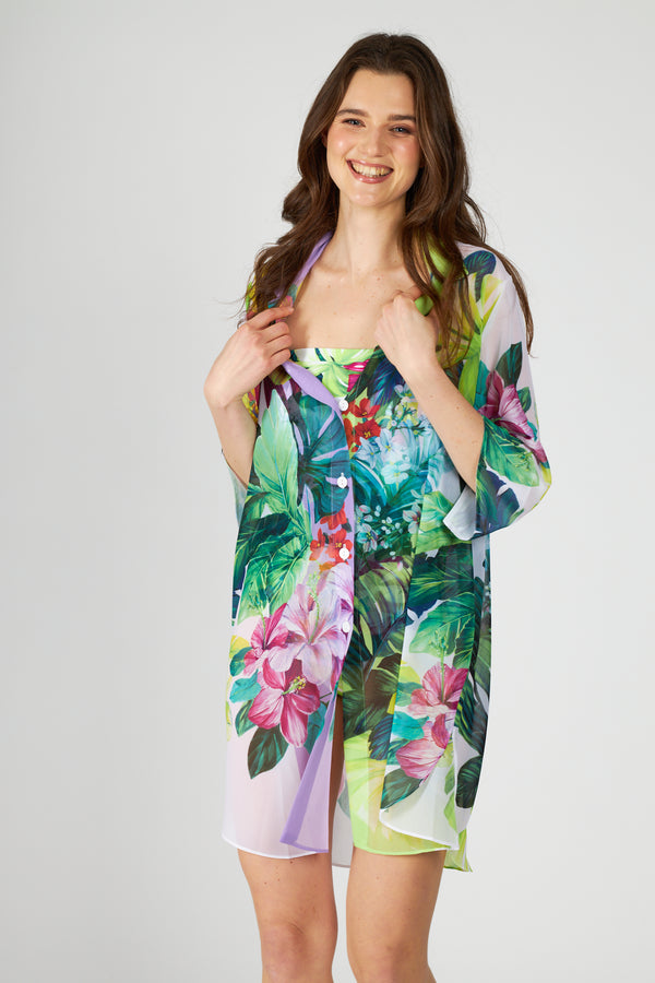 TROPIC Blusenkleid