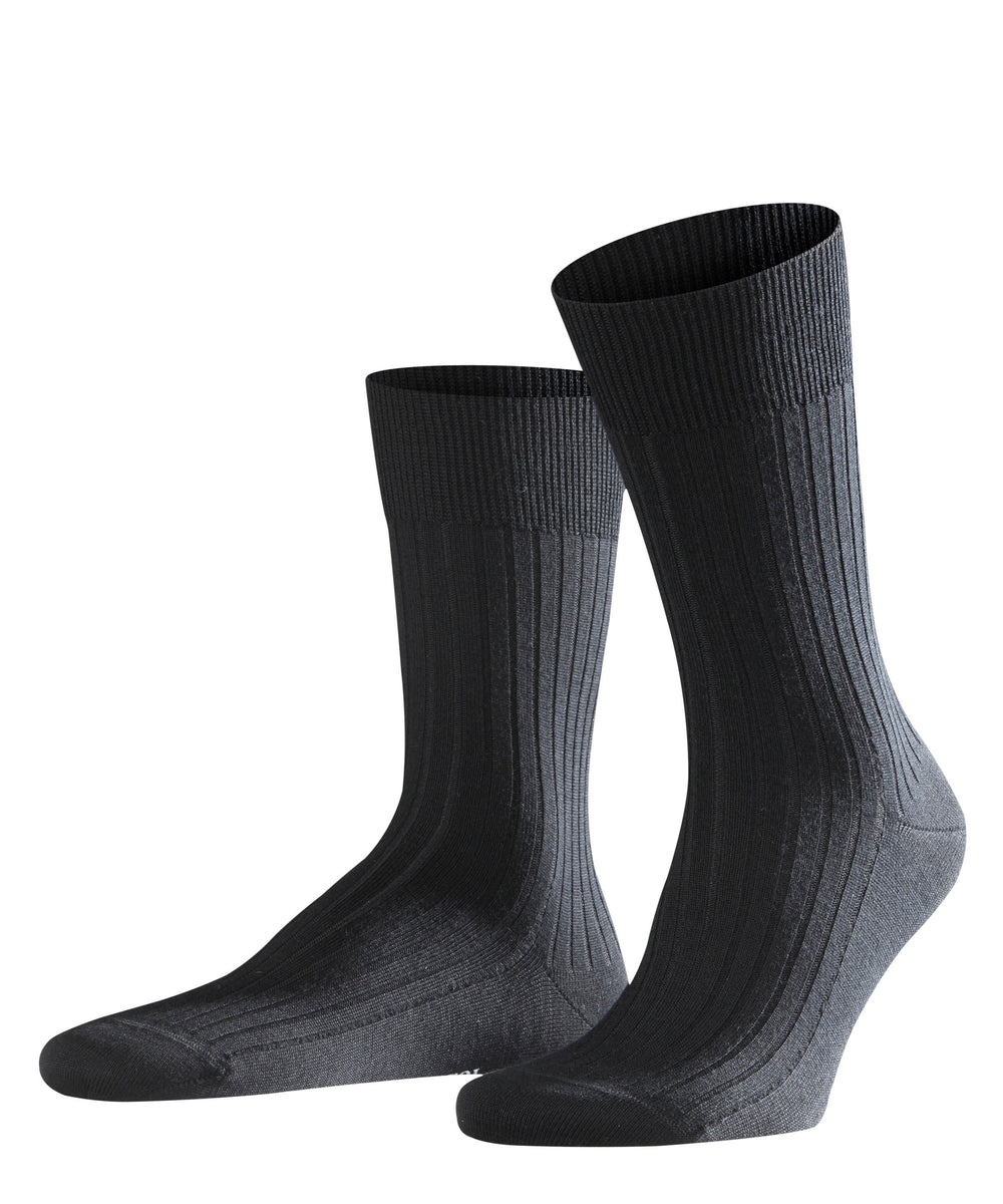 BRISTOL Merino-Socken SCHWARZ