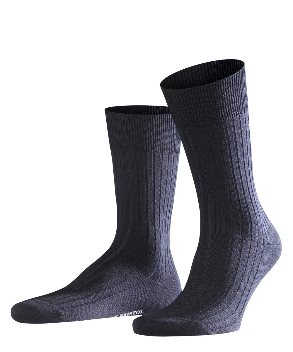 BRISTOL Merino-Socken MARINE