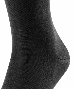 AIRPORT Merino-Socken SCHWARZ