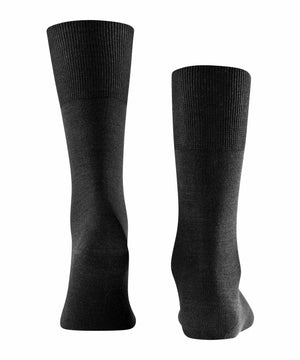 AIRPORT Merino-Socken SCHWARZ