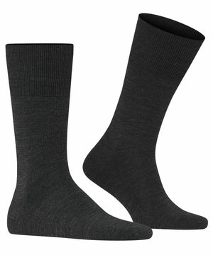 AIRPORT Merino-Socken ANTHRAZIT