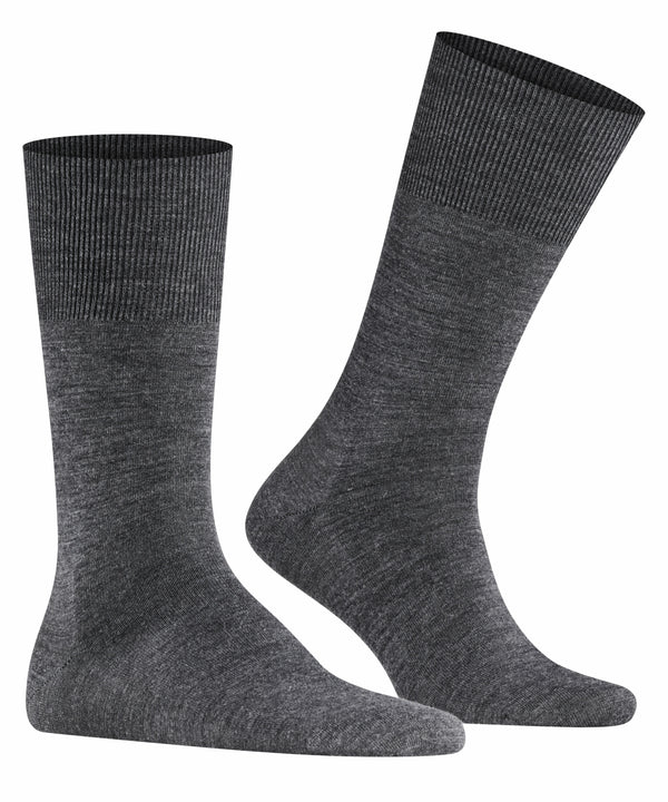 AIRPORT Merino-Socken GRAU