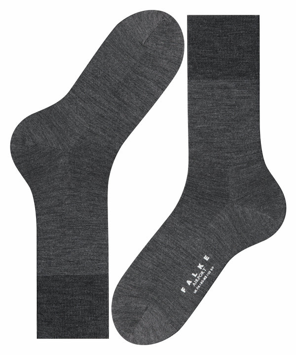 AIRPORT Merino-Socken GRAU