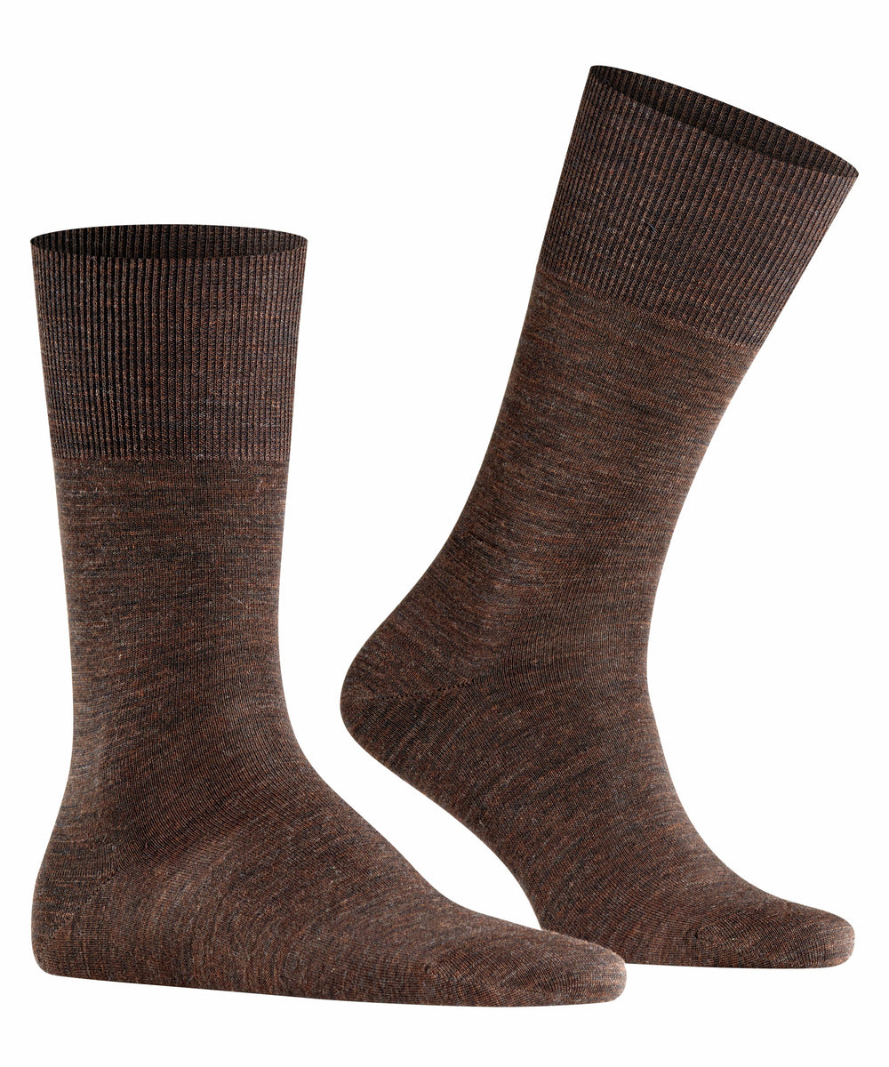 AIRPORT Merino-Socken BRAUN