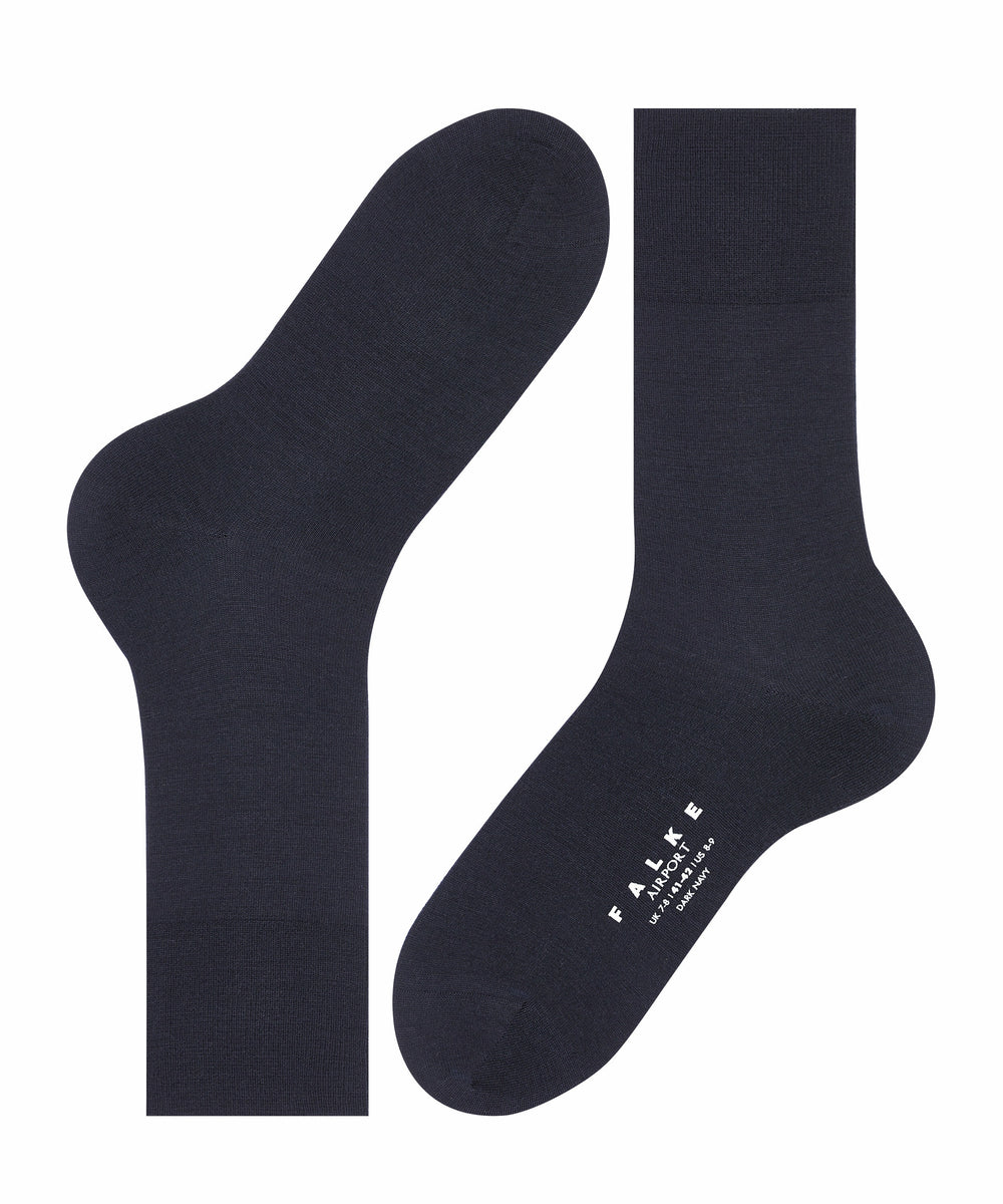 AIRPORT Merino-Socken MARINE