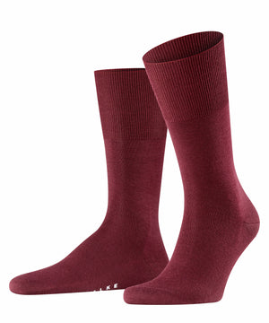 AIRPORT Merino-Socken WEINROT