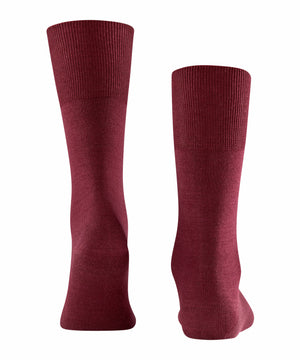 AIRPORT Merino-Socken WEINROT